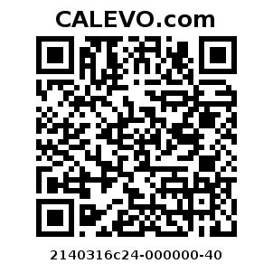 Calevo.com Preisschild 2140316c24-000000-40