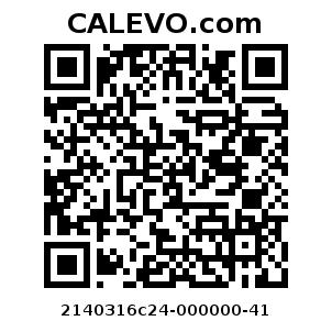Calevo.com Preisschild 2140316c24-000000-41