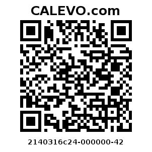 Calevo.com Preisschild 2140316c24-000000-42