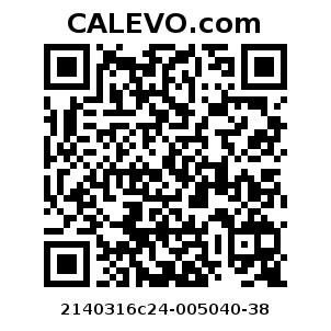 Calevo.com Preisschild 2140316c24-005040-38