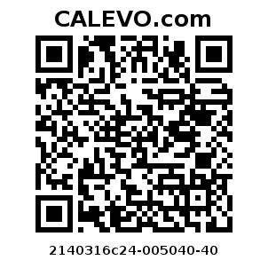 Calevo.com Preisschild 2140316c24-005040-40