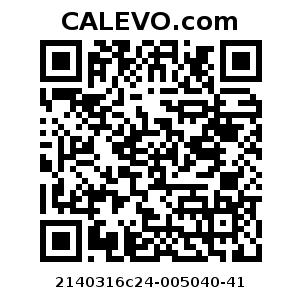 Calevo.com Preisschild 2140316c24-005040-41