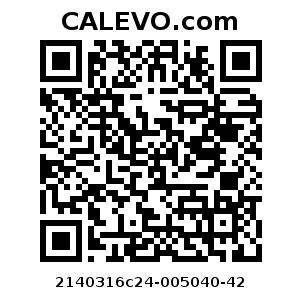 Calevo.com Preisschild 2140316c24-005040-42