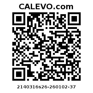 Calevo.com Preisschild 2140316s26-260102-37