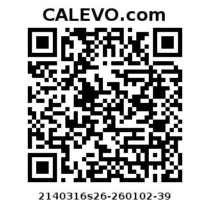 Calevo.com Preisschild 2140316s26-260102-39