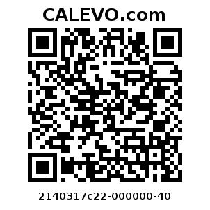Calevo.com Preisschild 2140317c22-000000-40