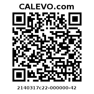 Calevo.com Preisschild 2140317c22-000000-42