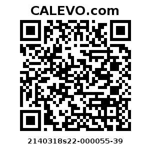Calevo.com Preisschild 2140318s22-000055-39