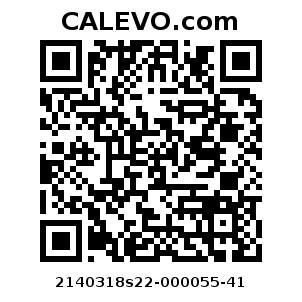 Calevo.com Preisschild 2140318s22-000055-41