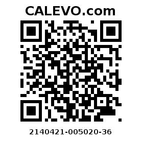 Calevo.com Preisschild 2140421-005020-36