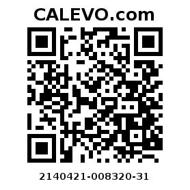 Calevo.com Preisschild 2140421-008320-31