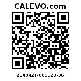 Calevo.com Preisschild 2140421-008320-36