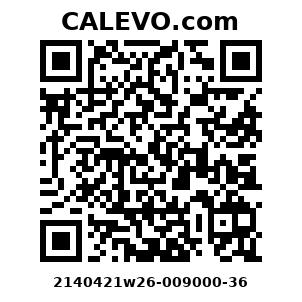 Calevo.com Preisschild 2140421w26-009000-36