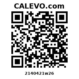Calevo.com Preisschild 2140421w26