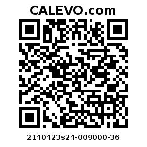 Calevo.com Preisschild 2140423s24-009000-36