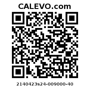 Calevo.com pricetag 2140423s24-009000-40