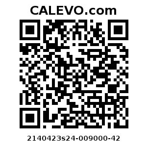 Calevo.com pricetag 2140423s24-009000-42