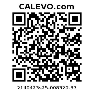 Calevo.com Preisschild 2140423s25-008320-37