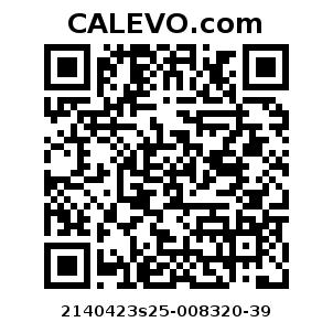 Calevo.com Preisschild 2140423s25-008320-39
