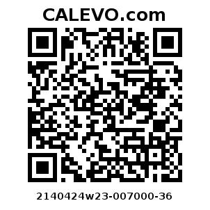Calevo.com Preisschild 2140424w23-007000-36