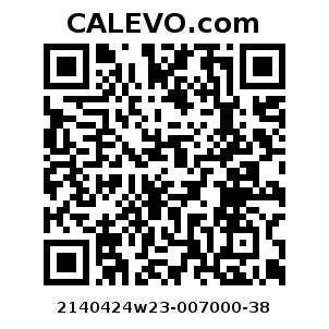 Calevo.com Preisschild 2140424w23-007000-38