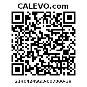 Calevo.com Preisschild 2140424w23-007000-39
