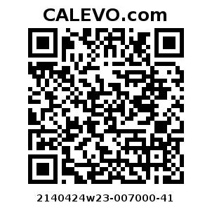 Calevo.com Preisschild 2140424w23-007000-41