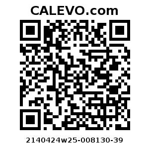 Calevo.com Preisschild 2140424w25-008130-39