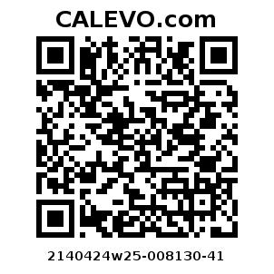 Calevo.com Preisschild 2140424w25-008130-41