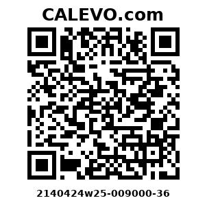 Calevo.com Preisschild 2140424w25-009000-36