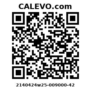 Calevo.com Preisschild 2140424w25-009000-42