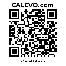 Calevo.com Preisschild 2140424w25