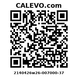 Calevo.com Preisschild 2140426w26-007000-37