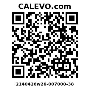 Calevo.com Preisschild 2140426w26-007000-38