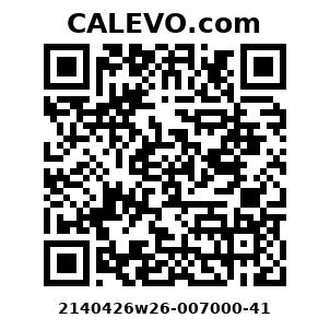 Calevo.com Preisschild 2140426w26-007000-41