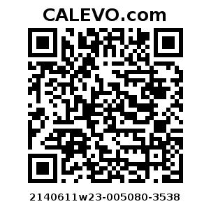 Calevo.com Preisschild 2140611w23-005080-3538