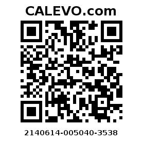 Calevo.com Preisschild 2140614-005040-3538