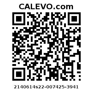Calevo.com Preisschild 2140614s22-007425-3941