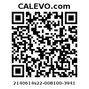 Calevo.com Preisschild 2140614s22-008100-3941