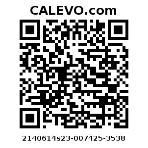 Calevo.com Preisschild 2140614s23-007425-3538