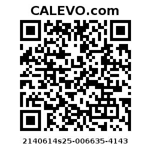 Calevo.com pricetag 2140614s25-006635-4143