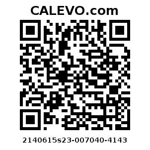 Calevo.com Preisschild 2140615s23-007040-4143