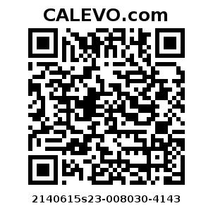 Calevo.com Preisschild 2140615s23-008030-4143
