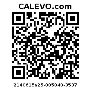 Calevo.com Preisschild 2140615s25-005040-3537