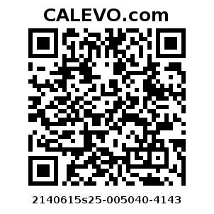 Calevo.com Preisschild 2140615s25-005040-4143
