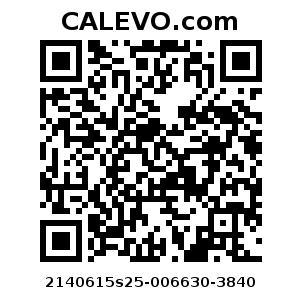 Calevo.com pricetag 2140615s25-006630-3840