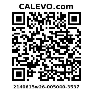 Calevo.com Preisschild 2140615w26-005040-3537