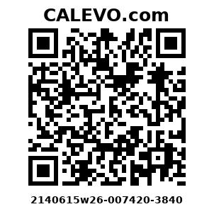 Calevo.com Preisschild 2140615w26-007420-3840