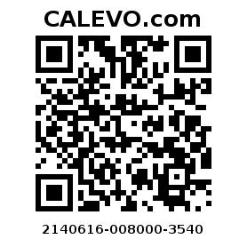 Calevo.com Preisschild 2140616-008000-3540