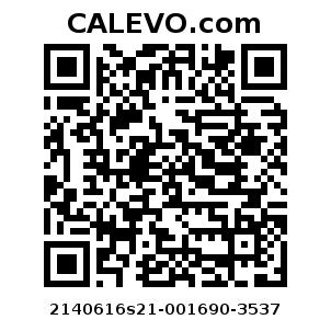 Calevo.com Preisschild 2140616s21-001690-3537